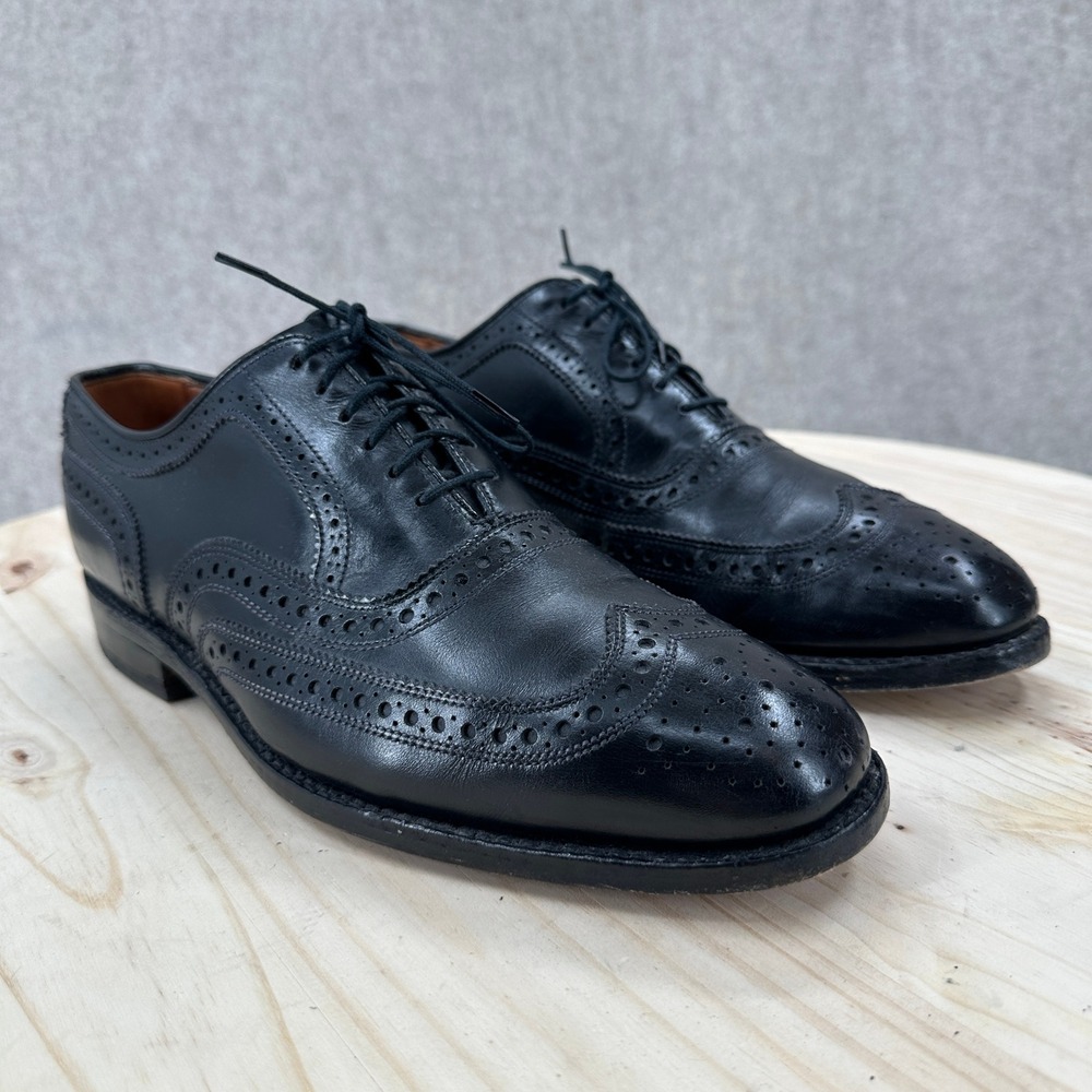Allen Edmonds Fairhaven Leather Wingtip Brogue Oxford Dress Shoes Mens 8.5 D - Picture 9 of 15